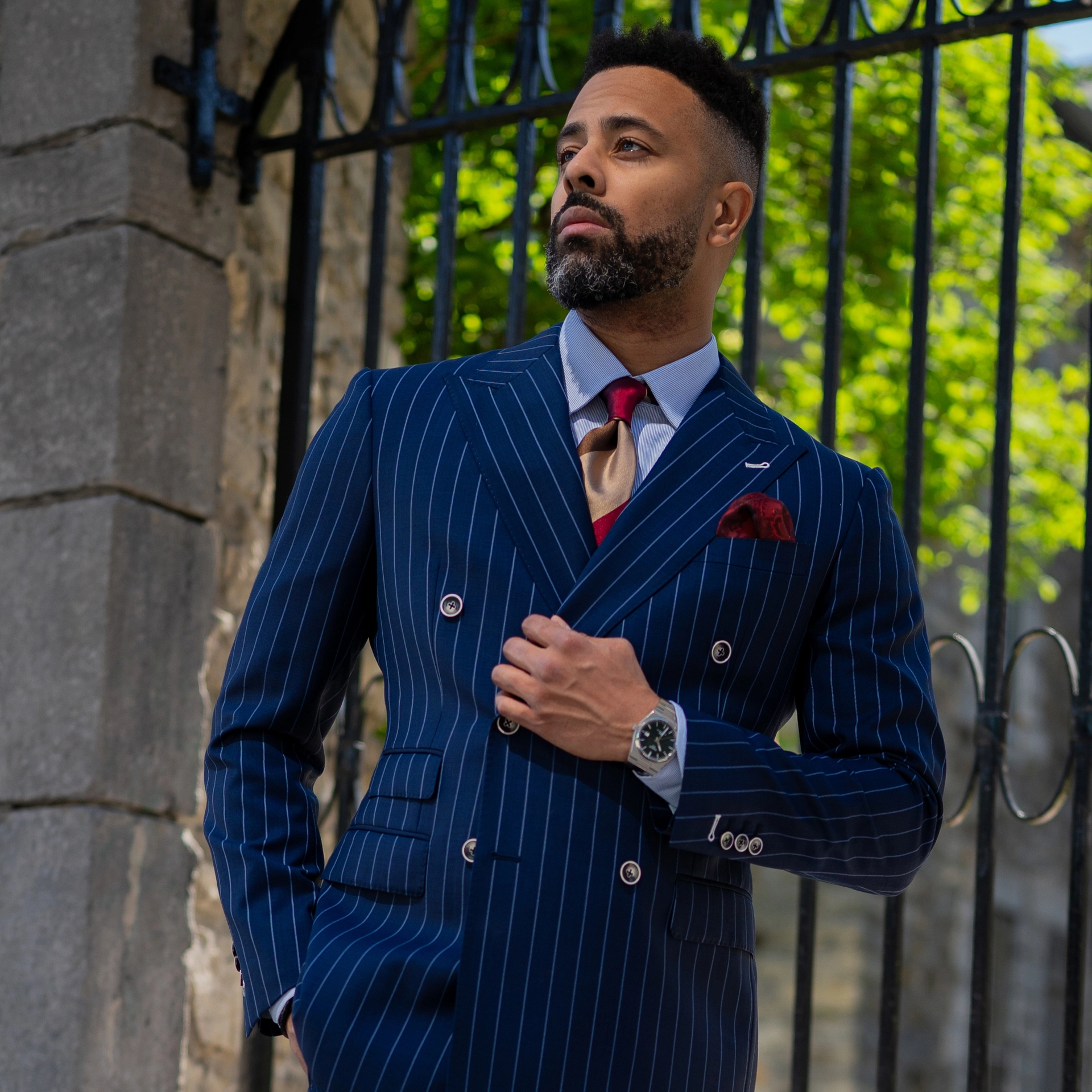 How to Wear a Pinstripe Suit