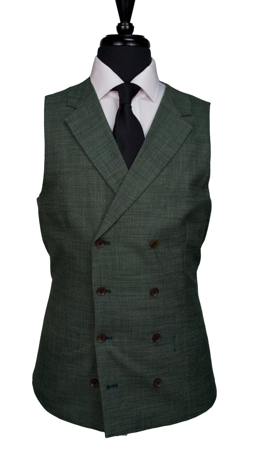 Textured Leaf Green Suit