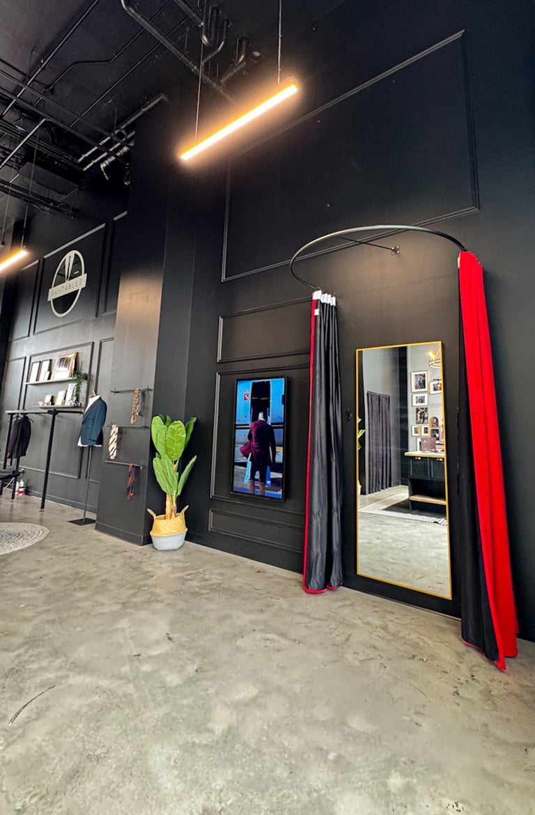 SUITABLEE Laval showroom interior, Boulevard Saint-Martin