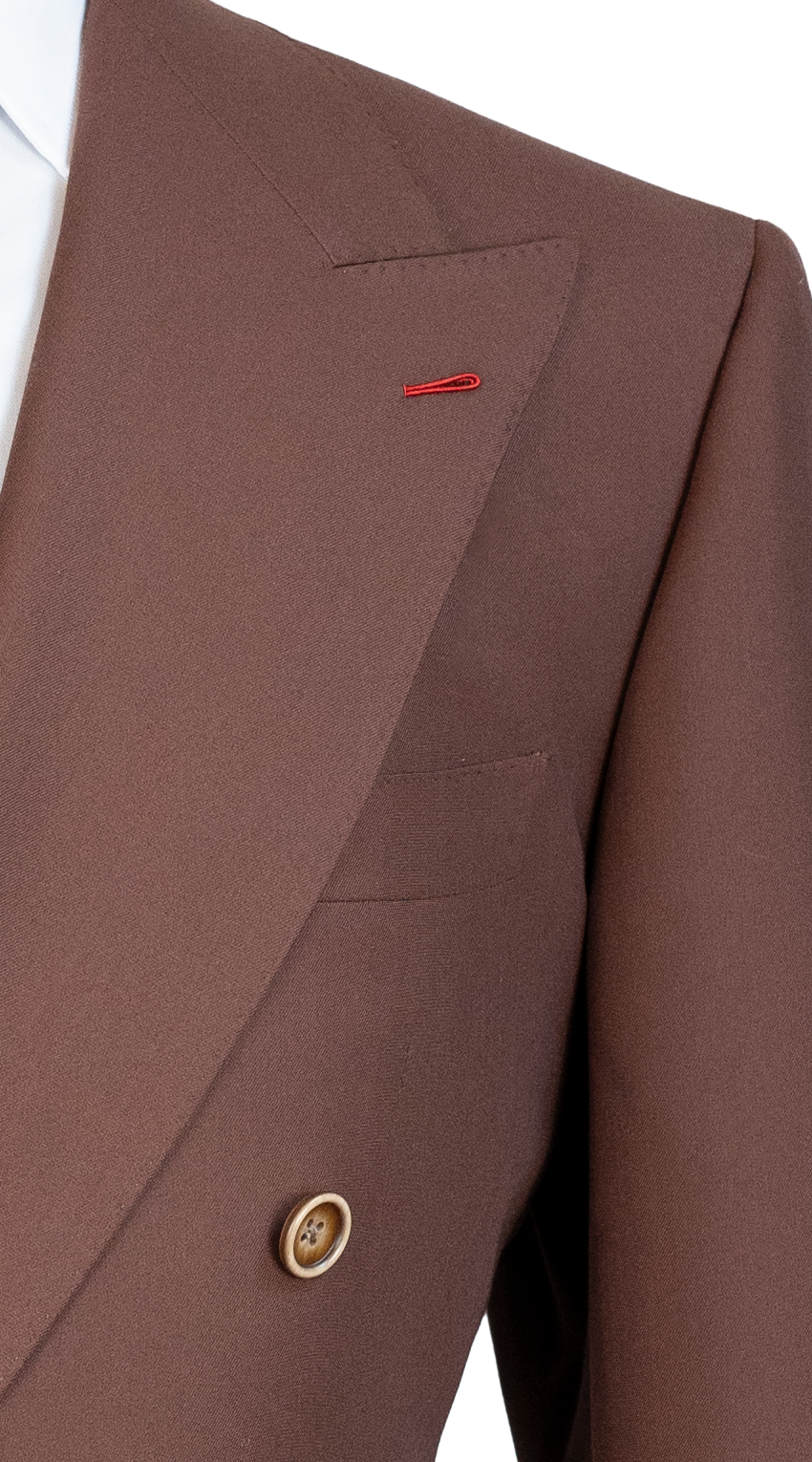 Cinnamon Double Breasted Wool Suit 