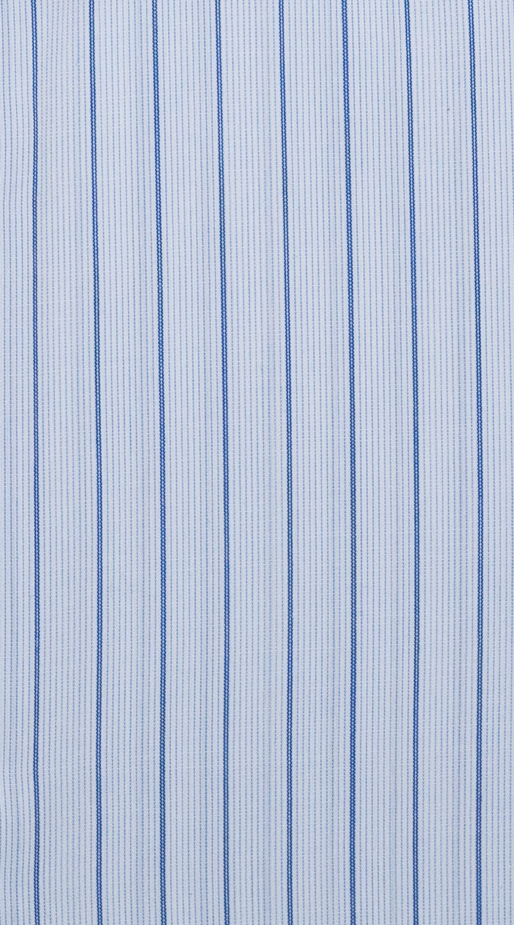 Chemise Habillée Blanche Rayures Bleues