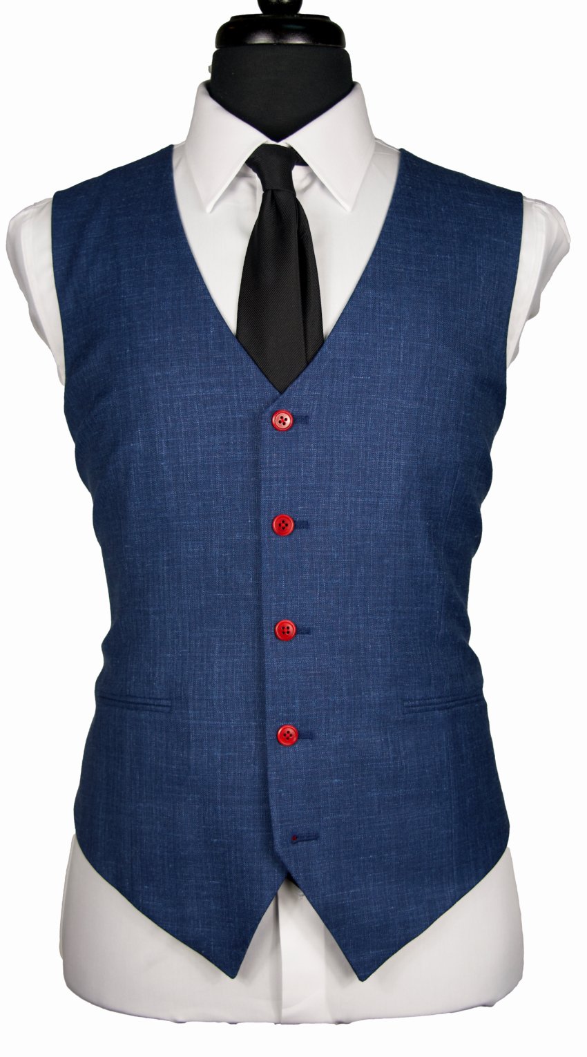 Dark Blue Mix Wool Suit