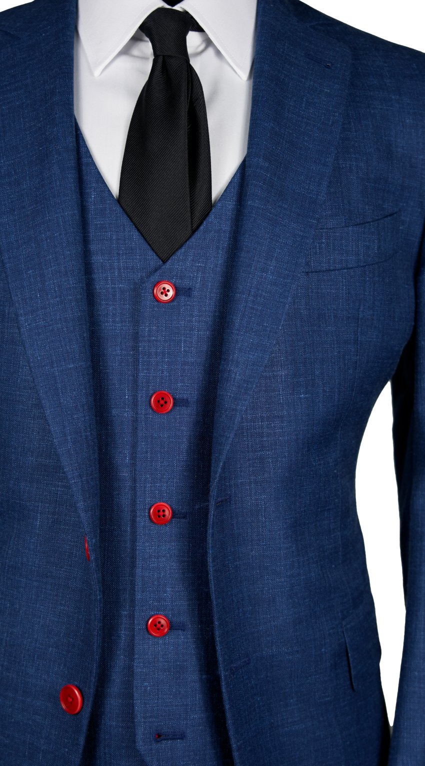 Dark Blue Mix Wool Suit