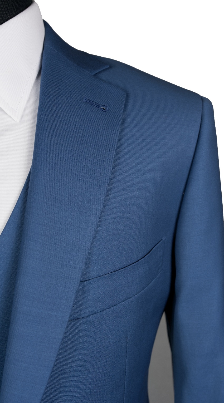 Ocean Blue Three-Piece Suit