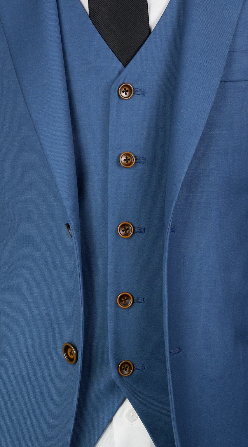 Ocean Blue Three-Piece Suit