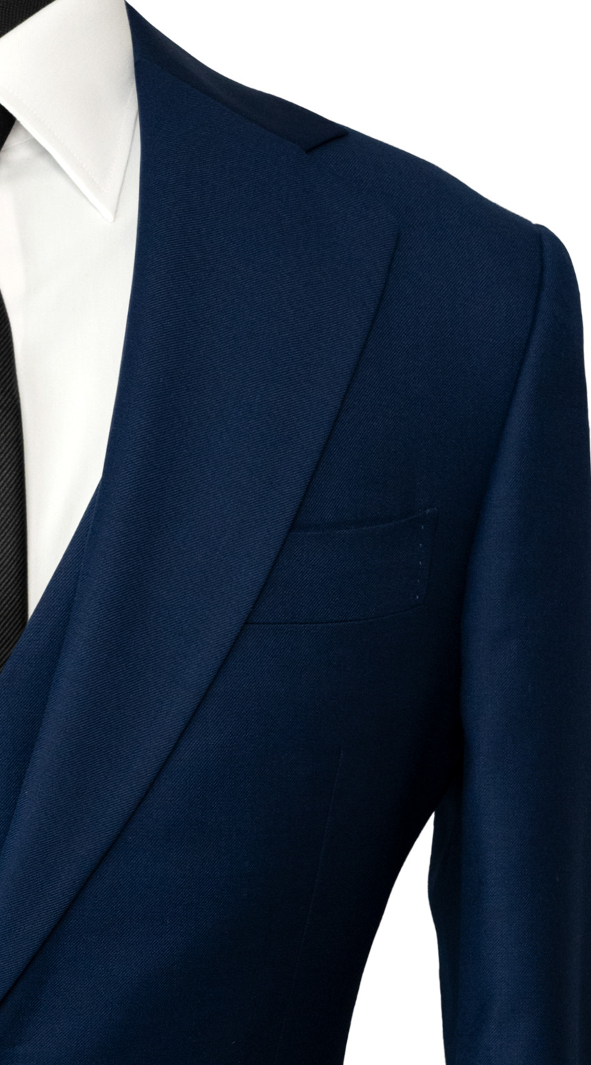 Space Blue Twill Suit
