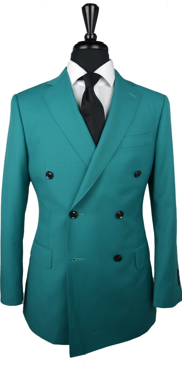 Aquamarine Wool Suit