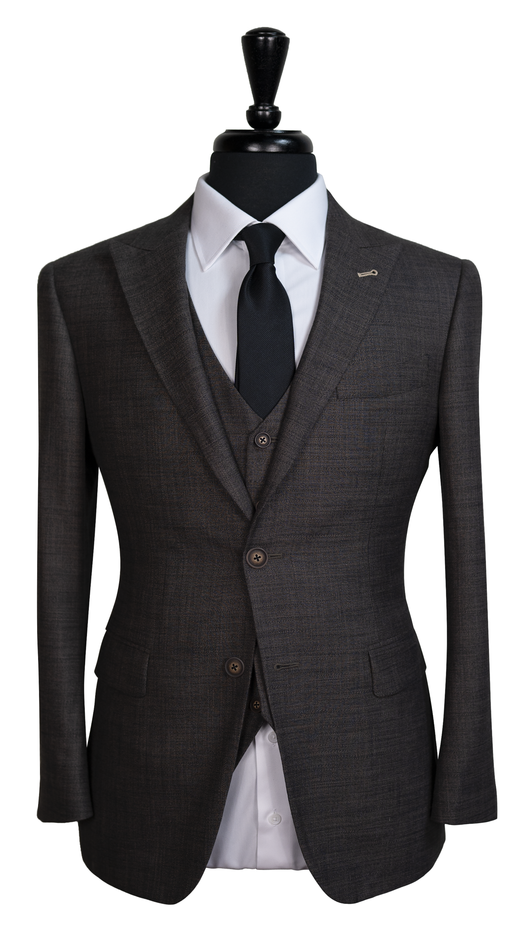 Ebony Grey Wool Suit