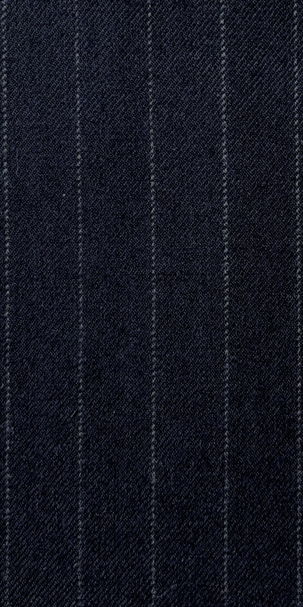 Berry Blue Pinstripe Twill Wool Suit