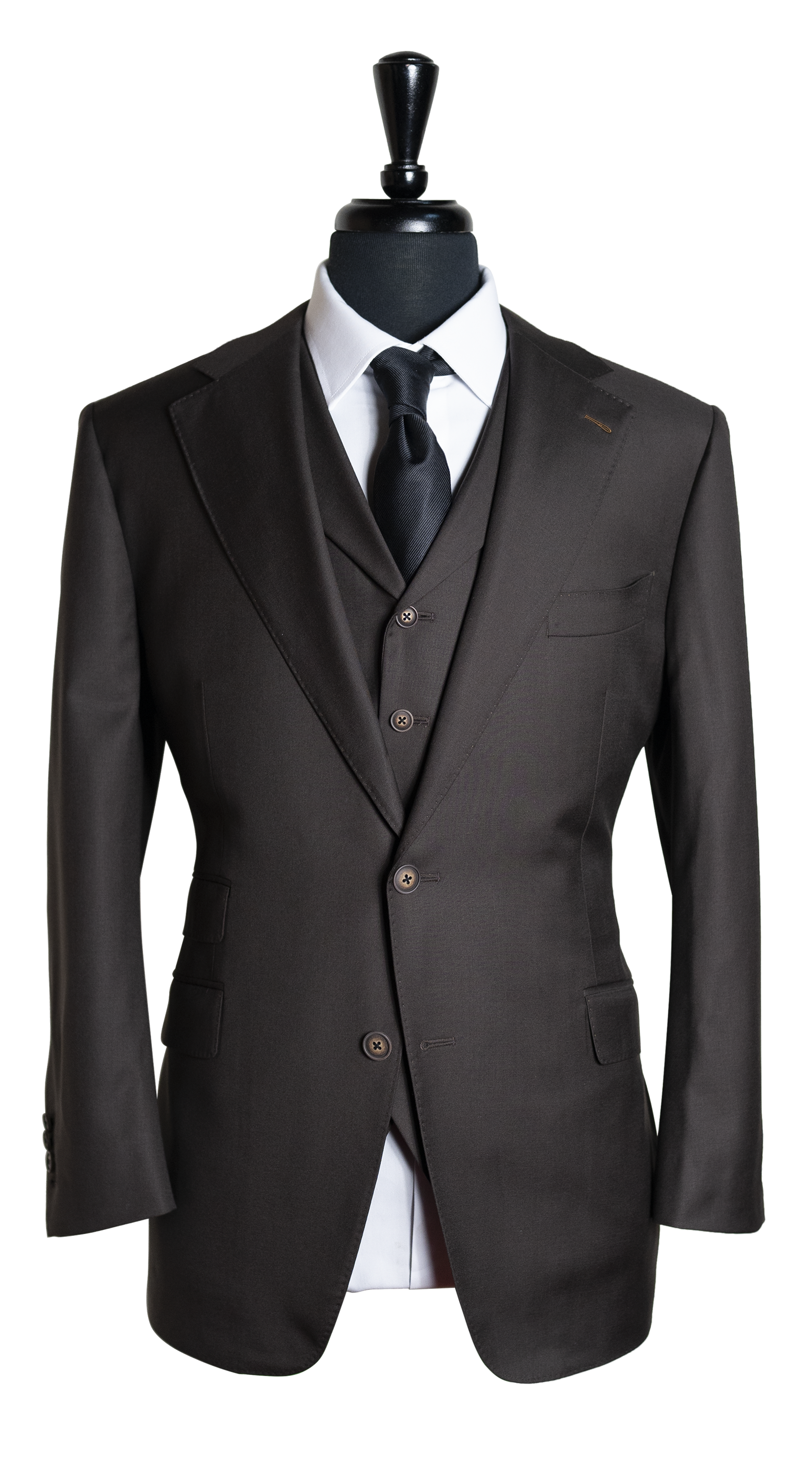 Chocolate Brown Wool Suit