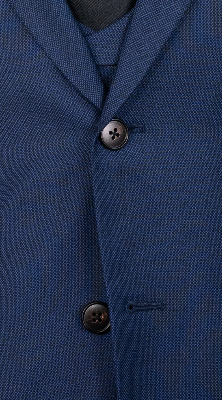 Royal Blue Birdseye Wool Suit