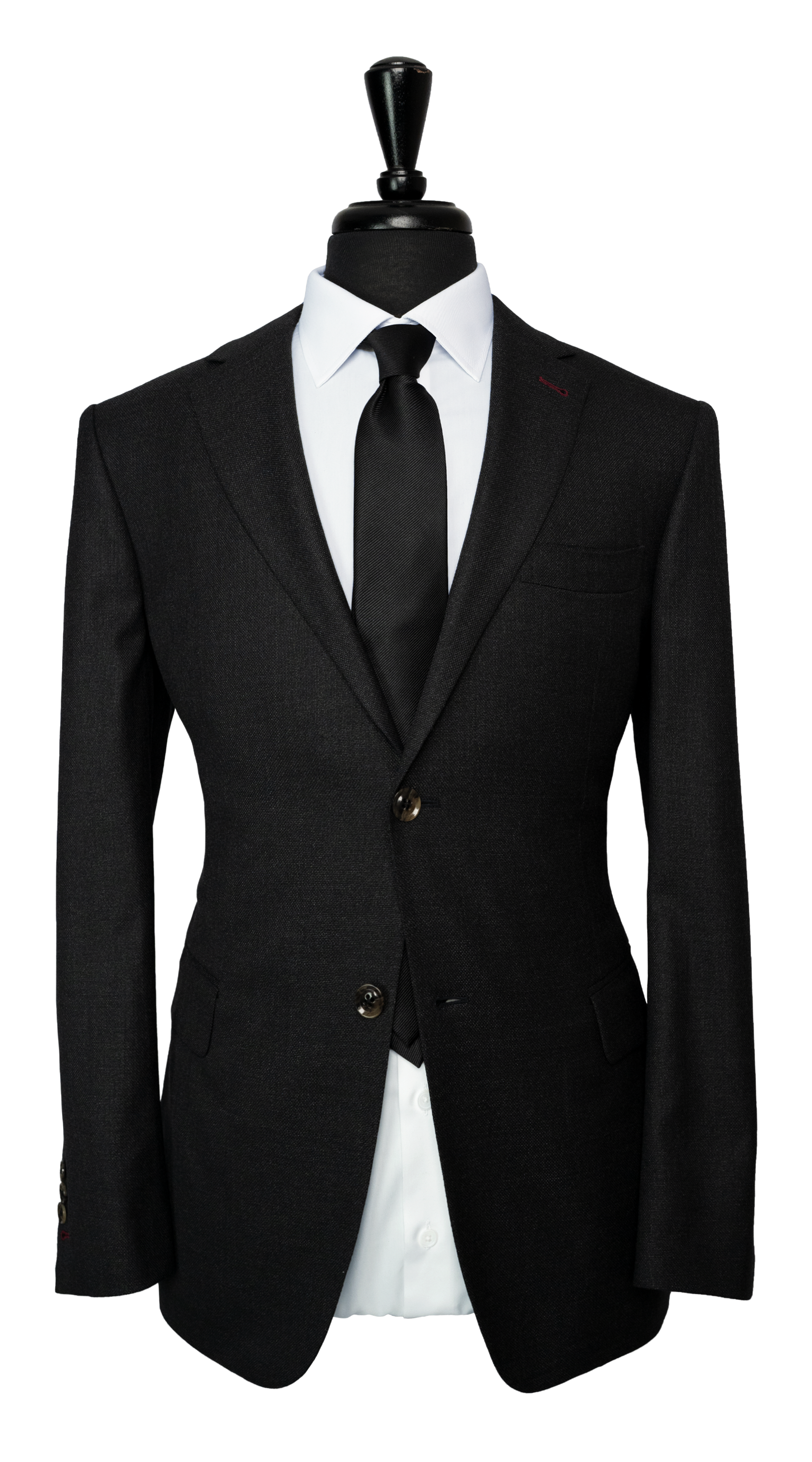 Ash Black Wool Suit