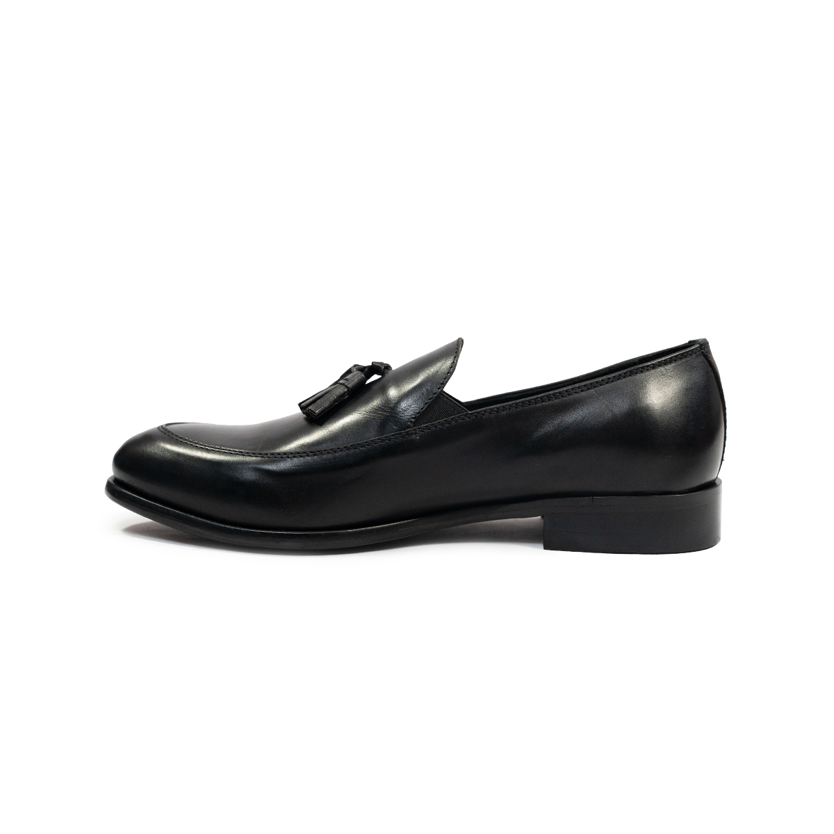 Black Tassel Loafer