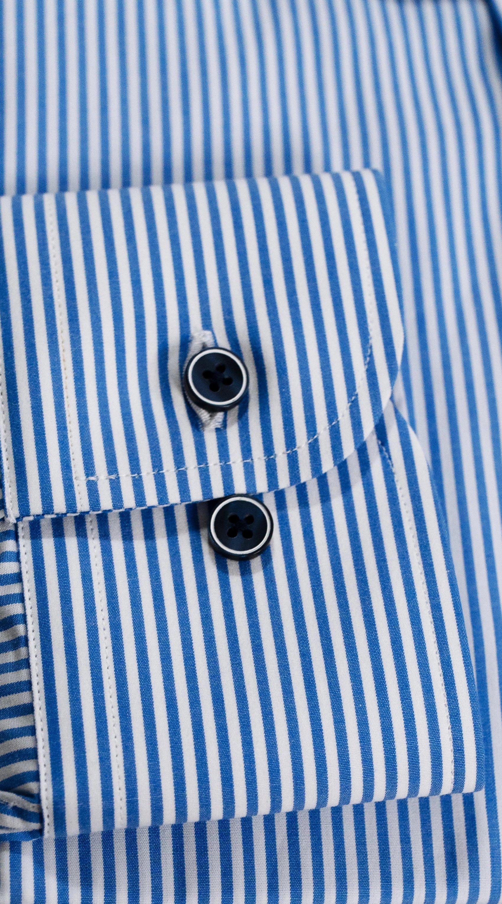 Royal Blue Bengal Stripe Dress Shirt