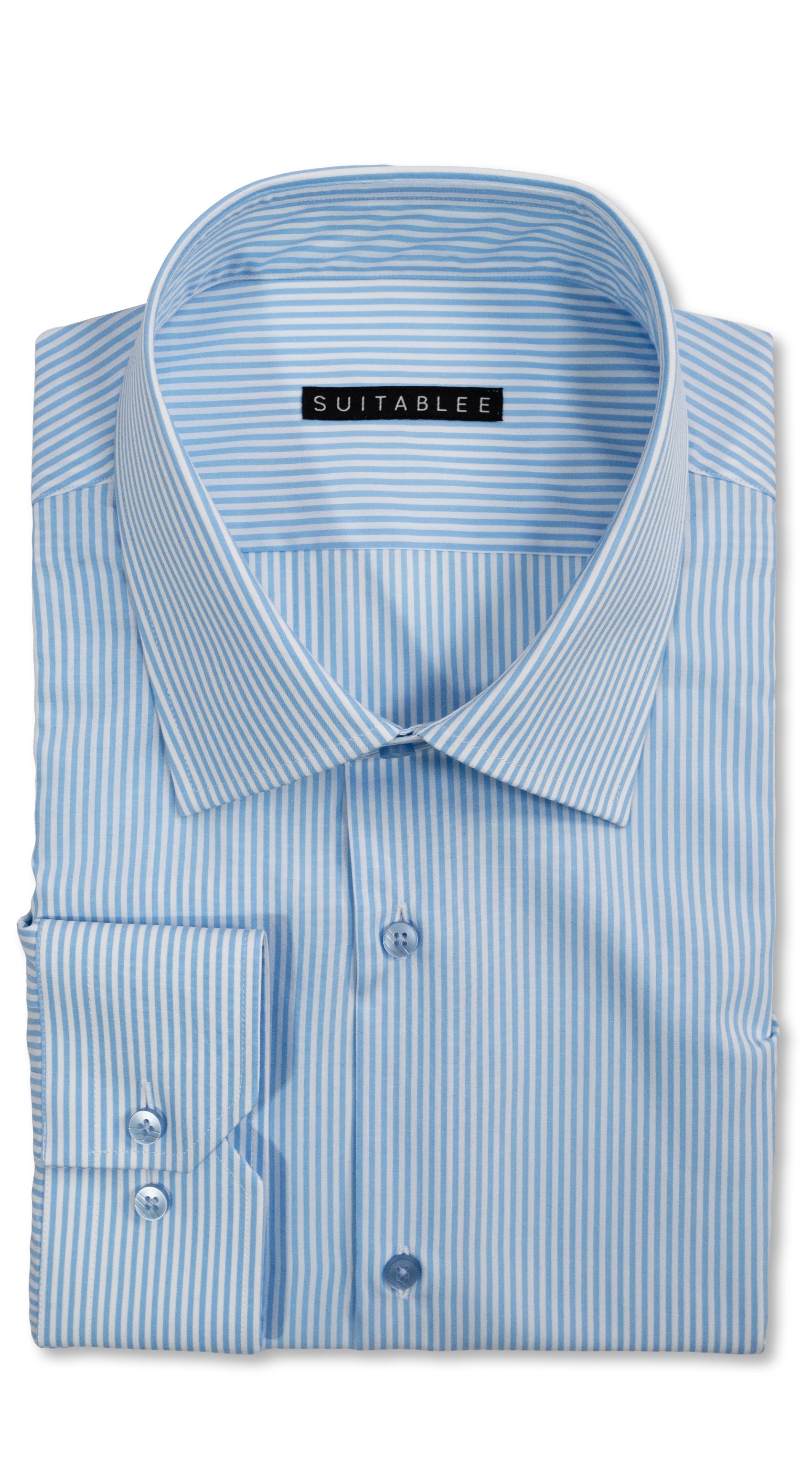 Blue Bengal Stripe Dress Shirt 