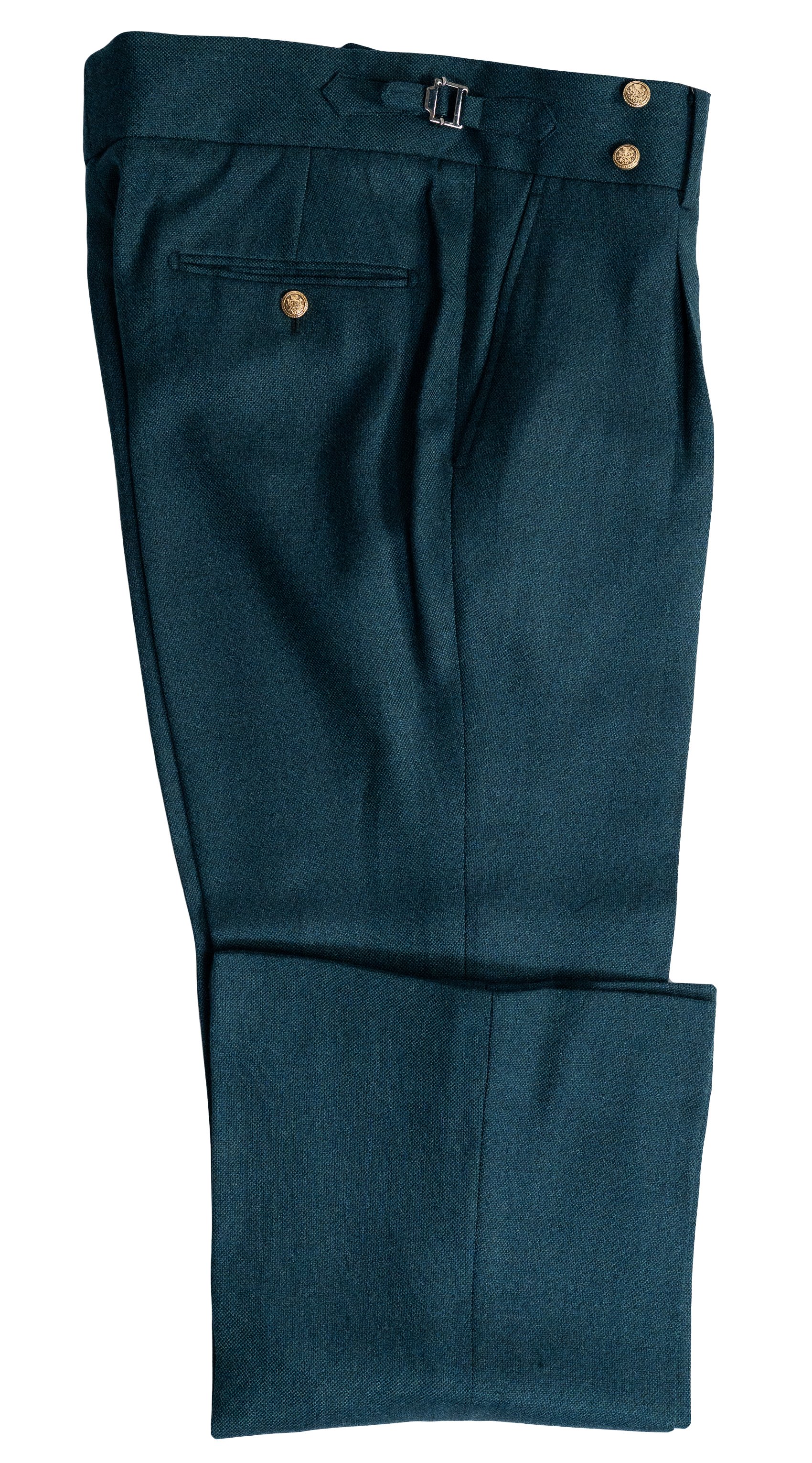 Teal Monarch Double-Breasted Suit