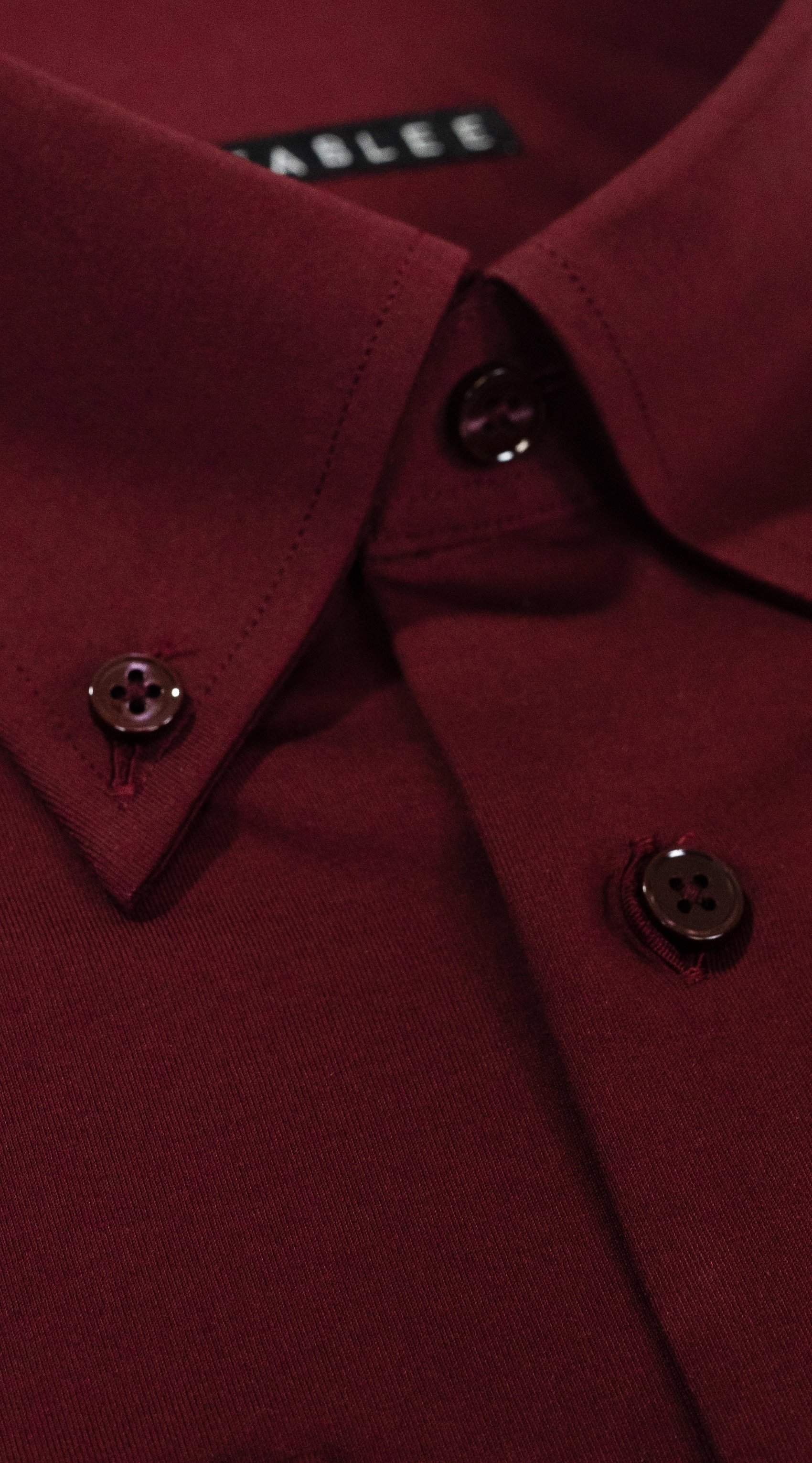 Chemise Habillée Stretch Bordeaux