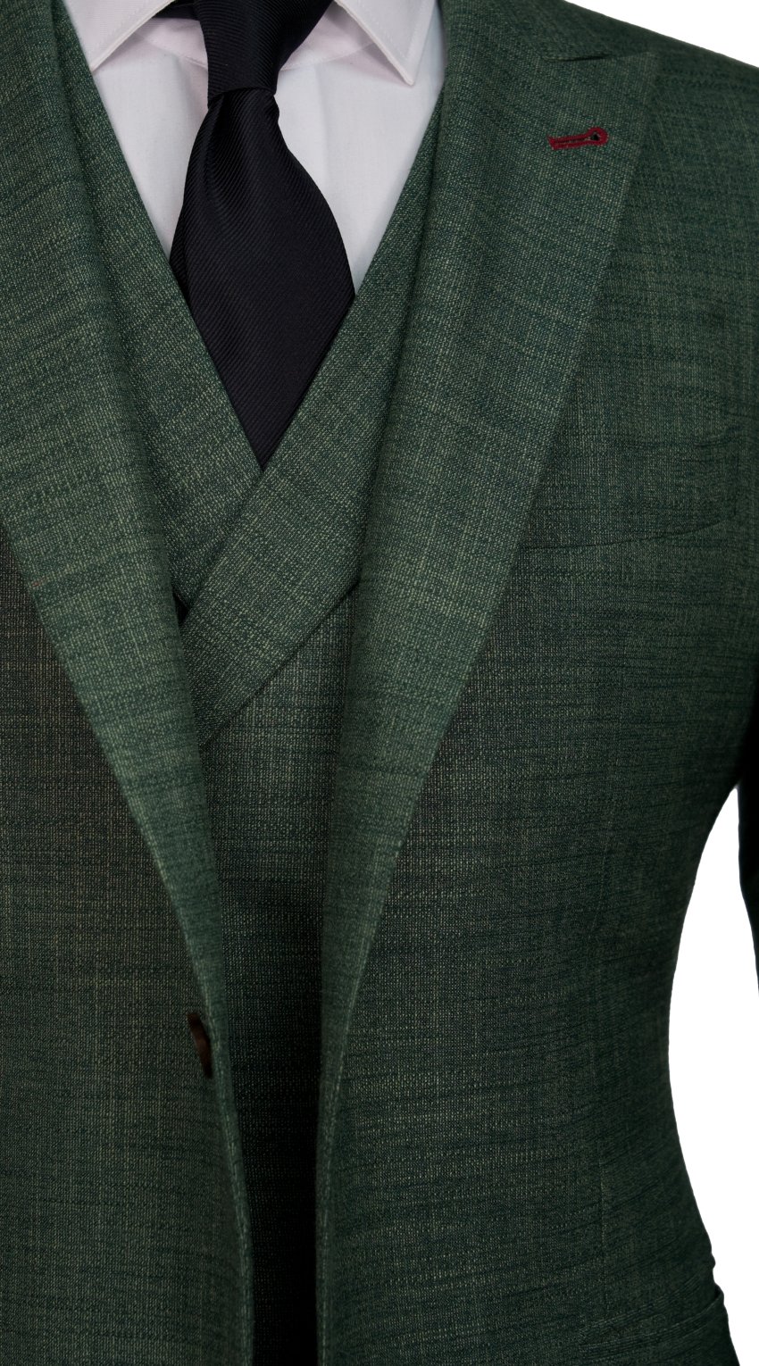 Textured Leaf Green Suit