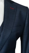 Celestial Blue Plaid Suit