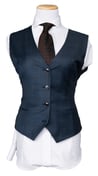 Celestial Blue Plaid Suit