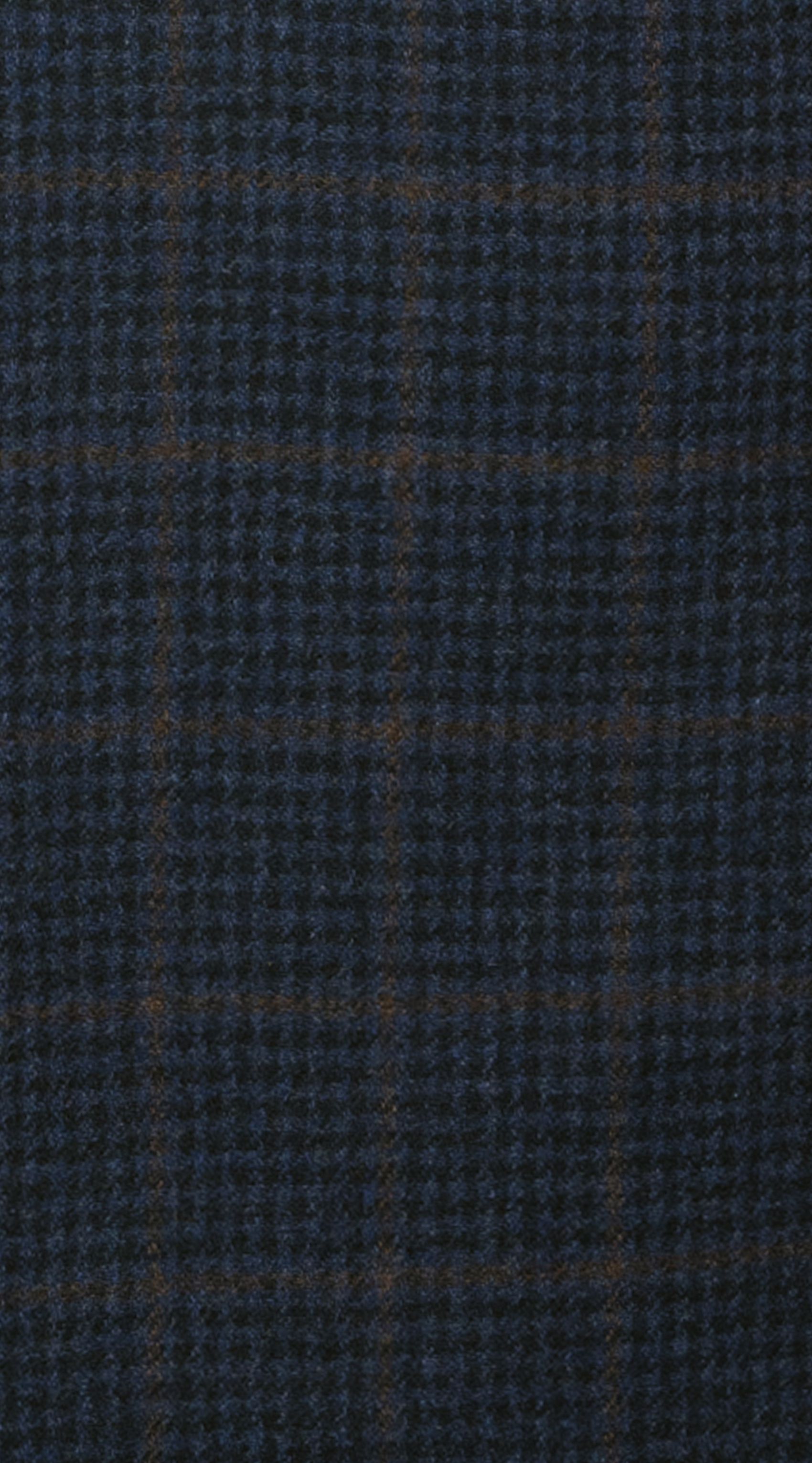 Manteau Carreaux Bleu Minuit