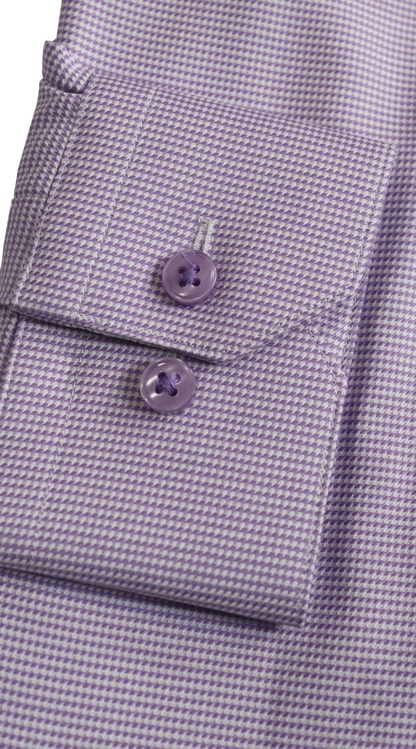 Lavender Microcheck Dress Shirt