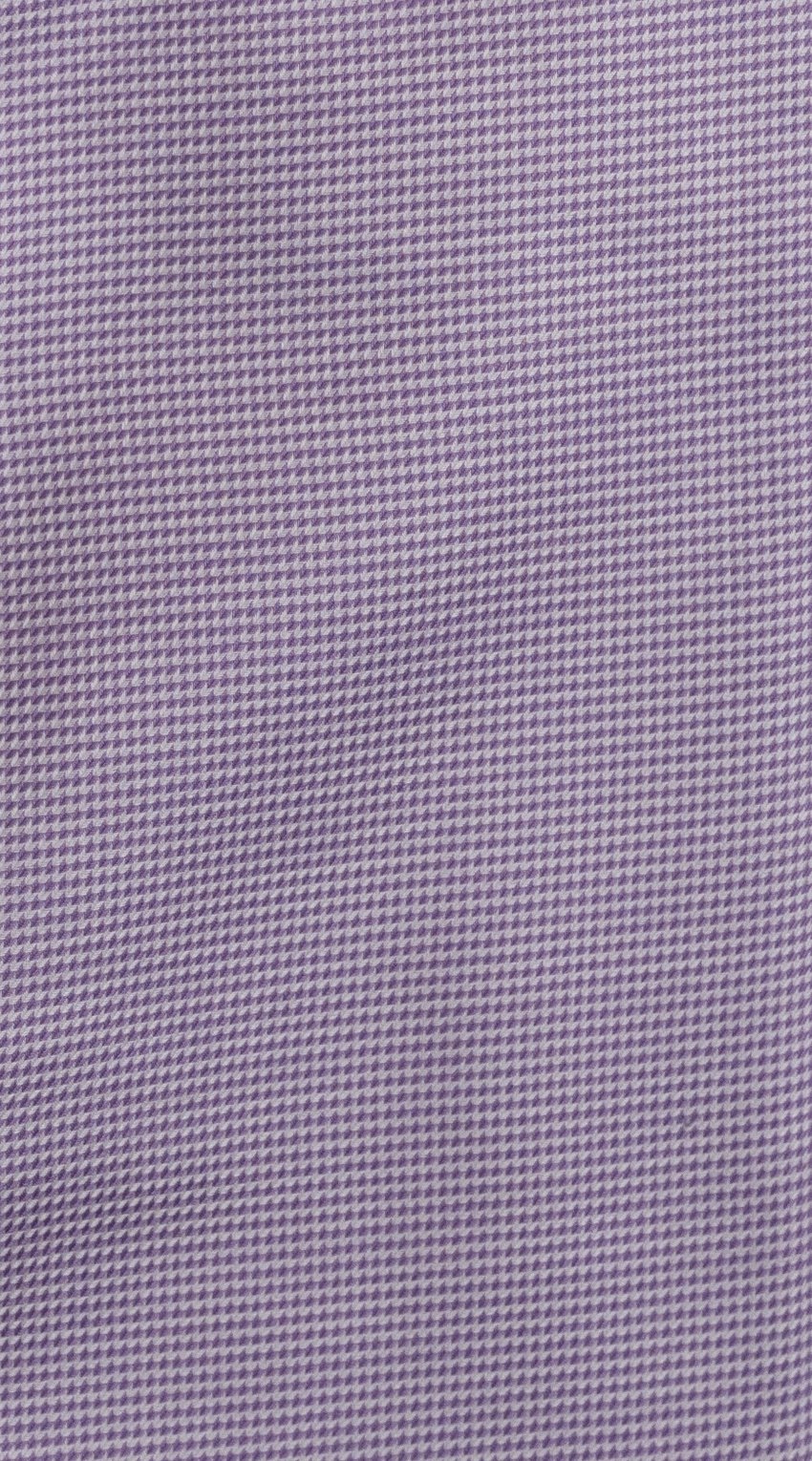 Lavender Microcheck Dress Shirt