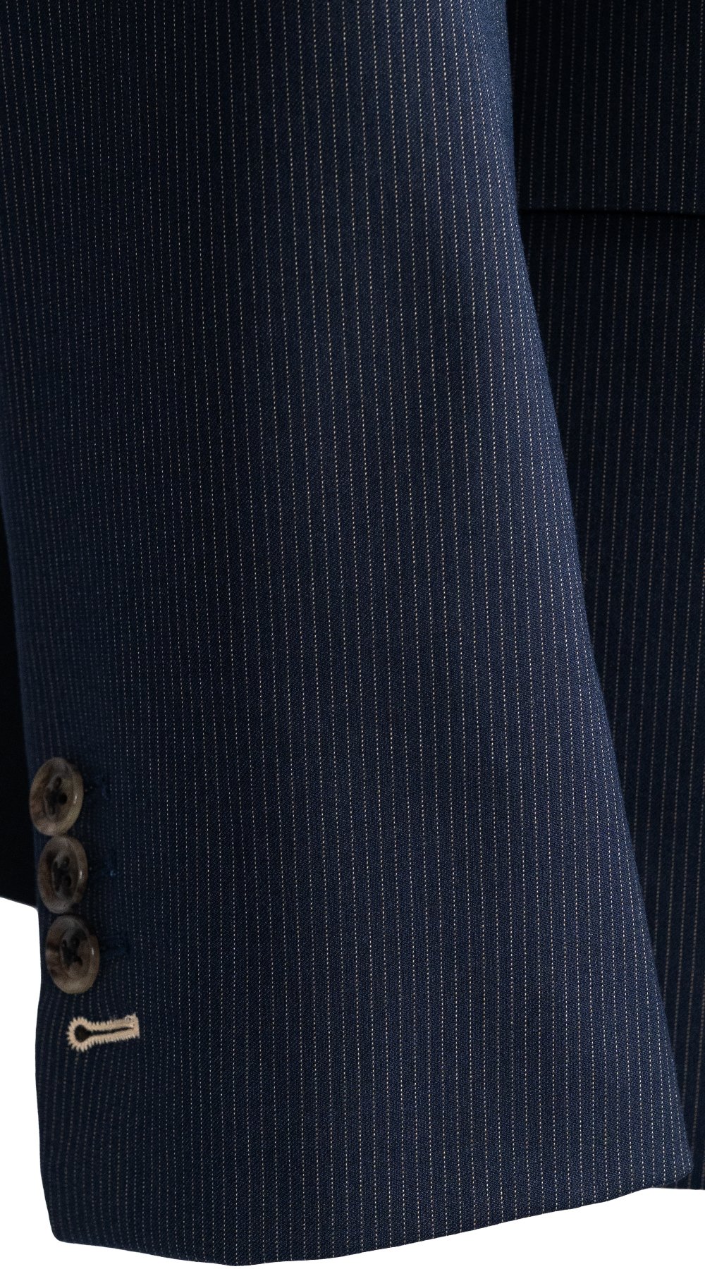 Dark Navy Pinstripe Suit