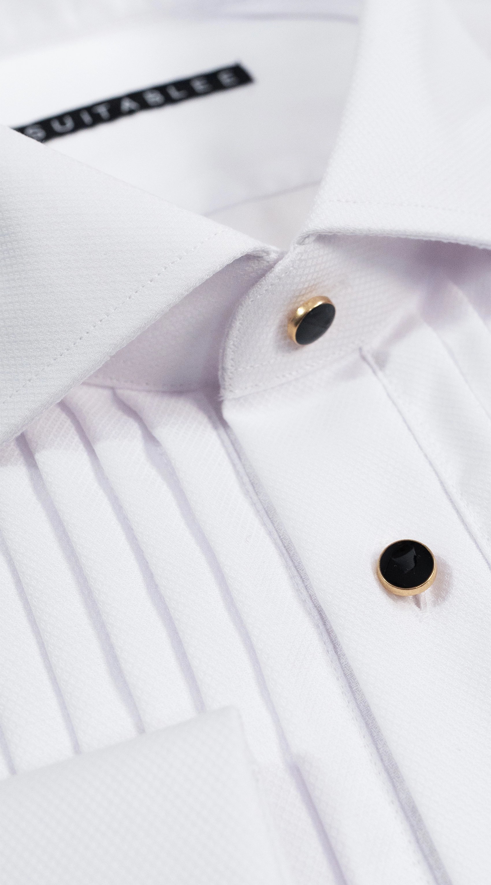 Chemise Soirée Blanc Diamant