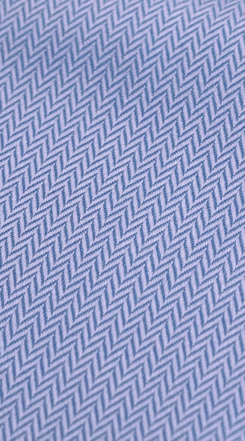 Oxford Blue Herringbone Dress Shirt