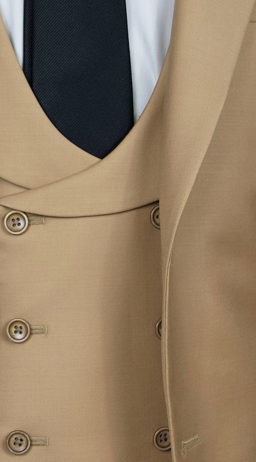 Light Caramel Wool Suit