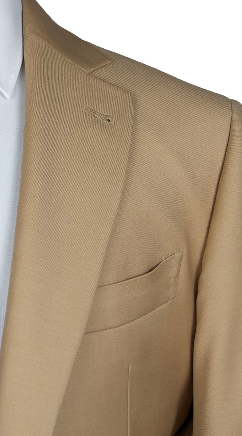 Light Caramel Wool Suit