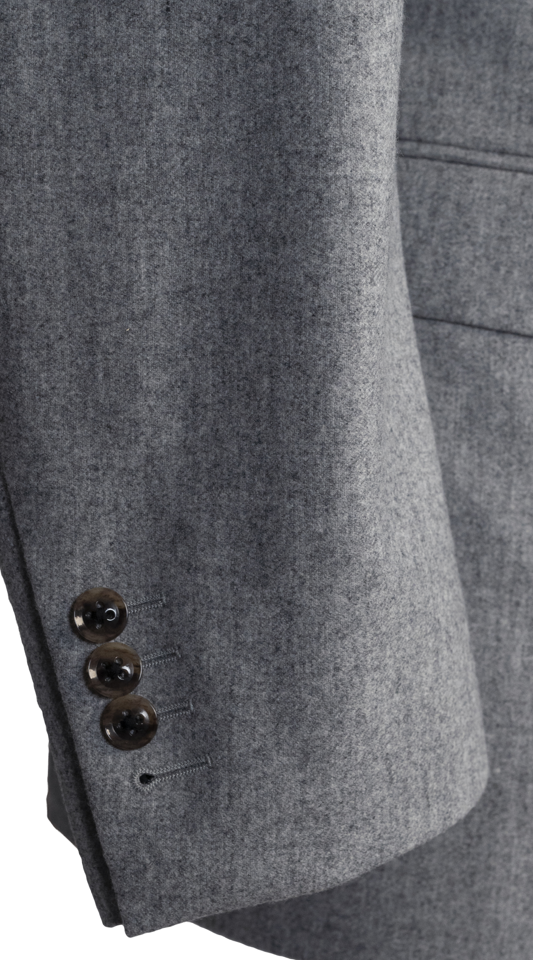 Complet Flanelle Laine Gris Clair