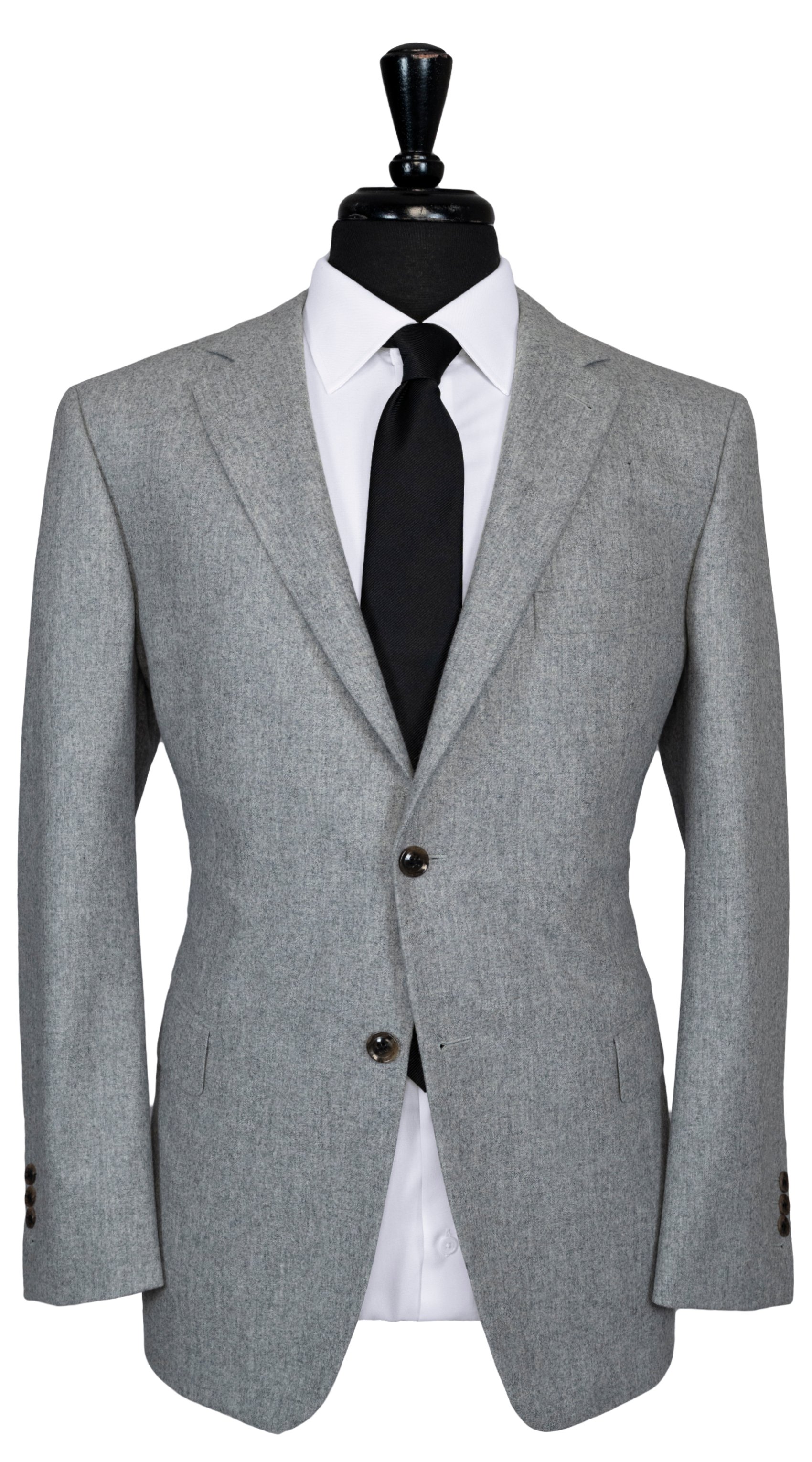 Complet Flanelle Laine Gris Clair
