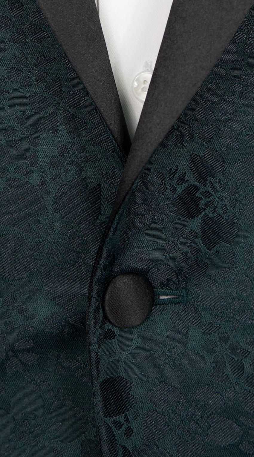 Green Floral Jacquard Tuxedo