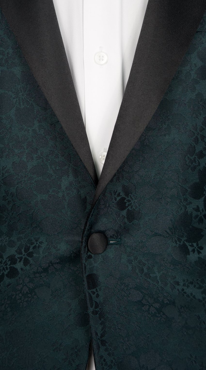 Green Floral Jacquard Tuxedo