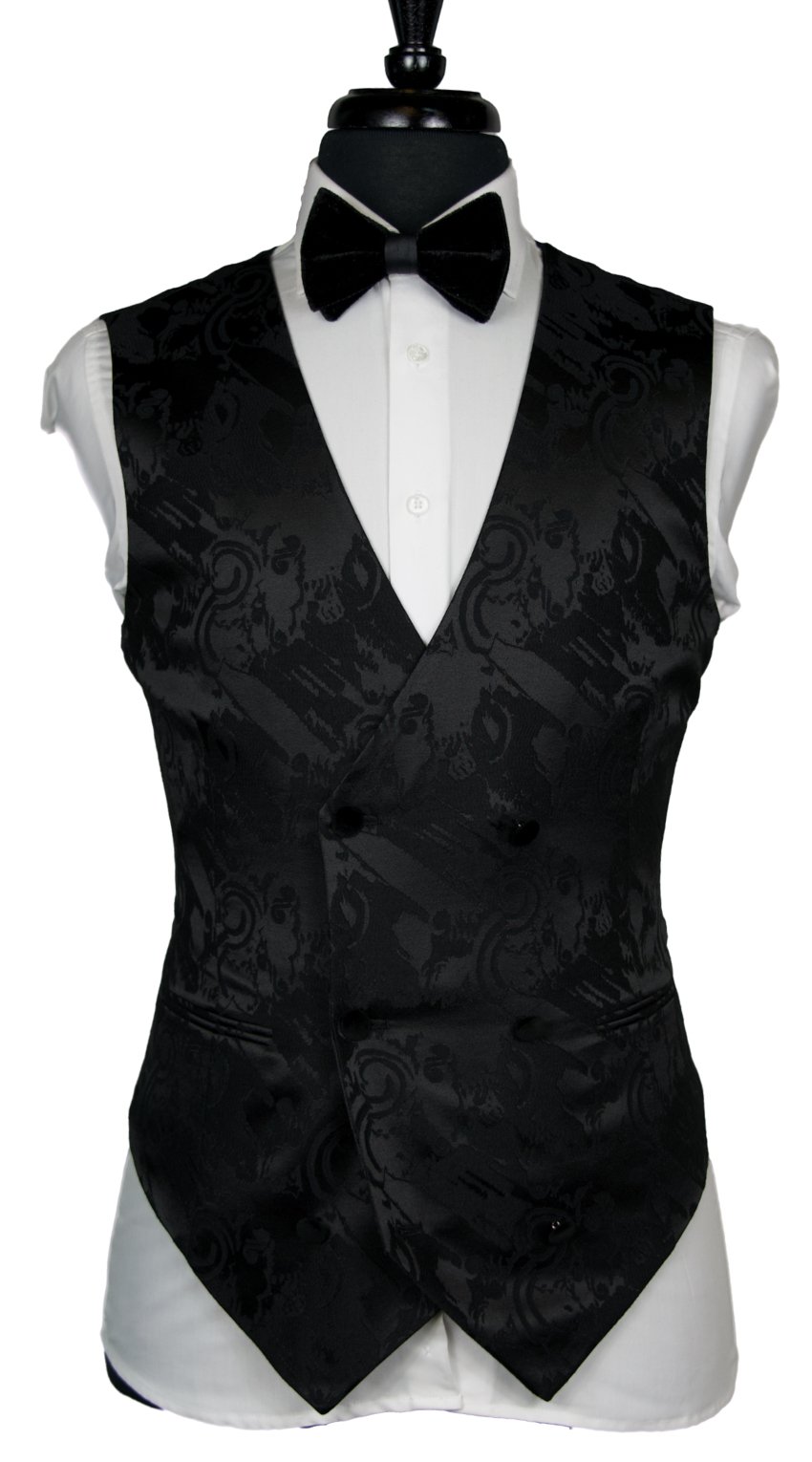 Black Velvet Jacquard Tuxedo