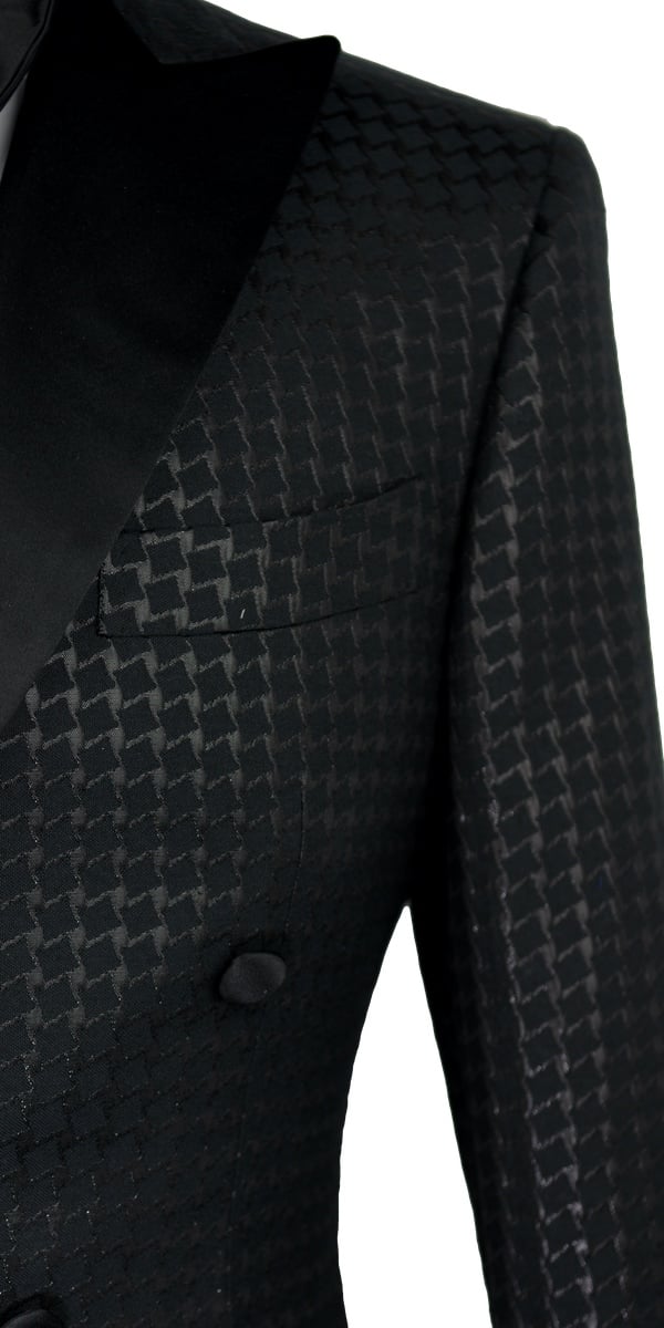 Black Classic Jacquard Tuxedo