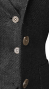 Charcoal Tweed Three‑Piece Suit