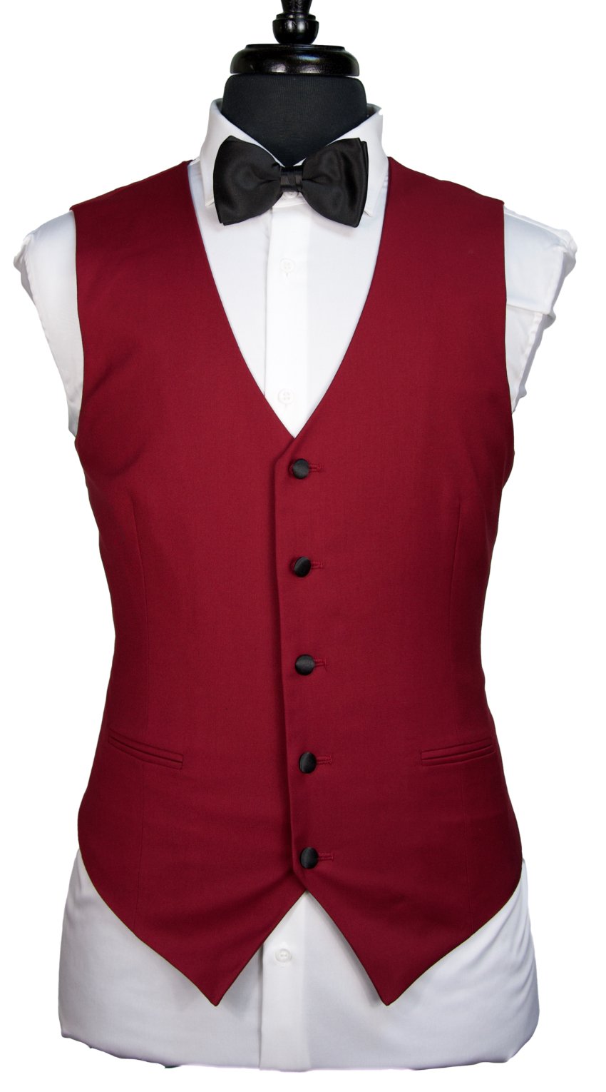 Red Wool Tuxedo