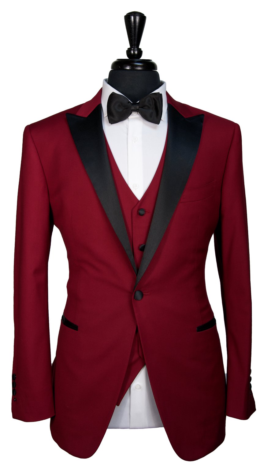Red Wool Tuxedo