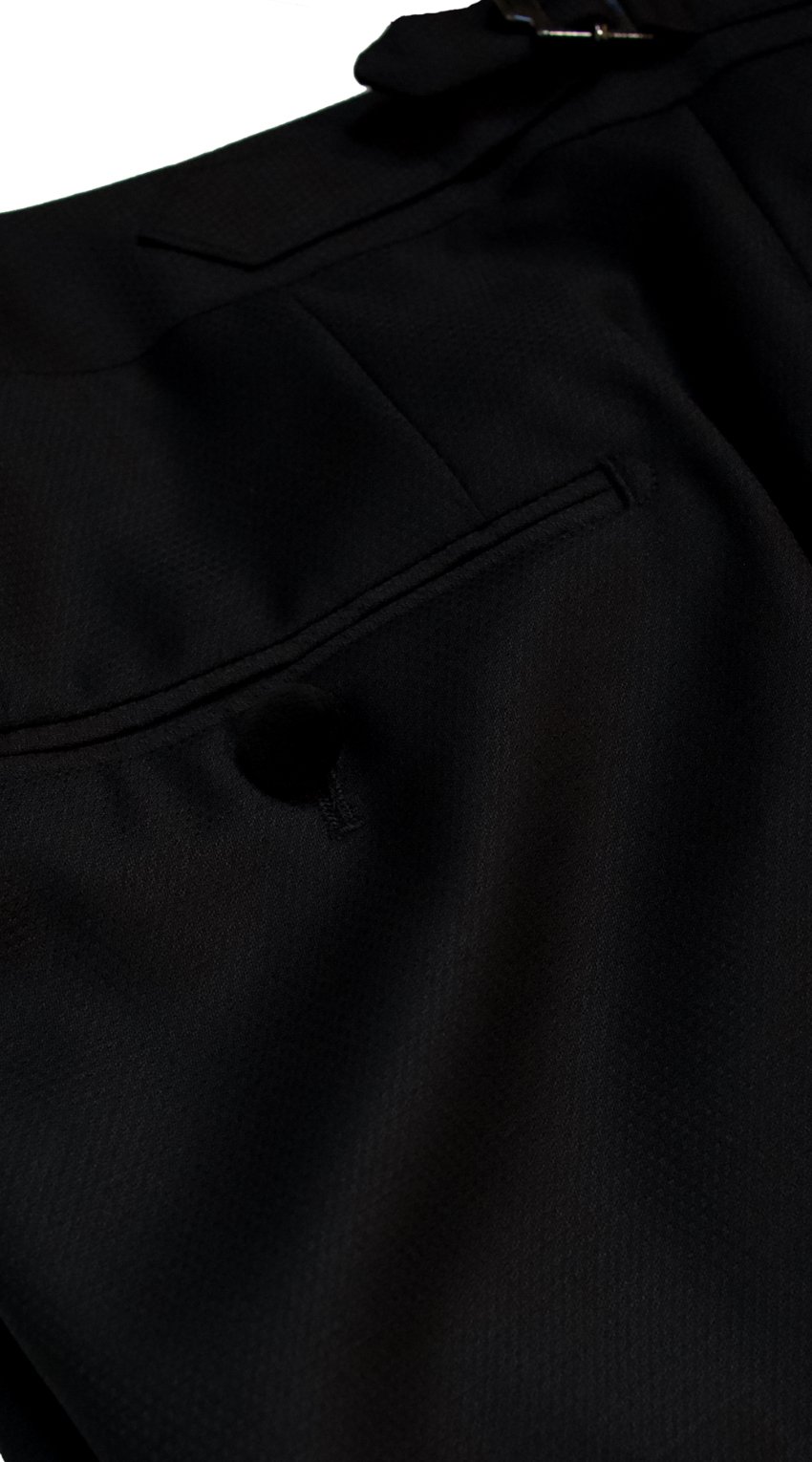 Black Dotted Textured Tuxedo