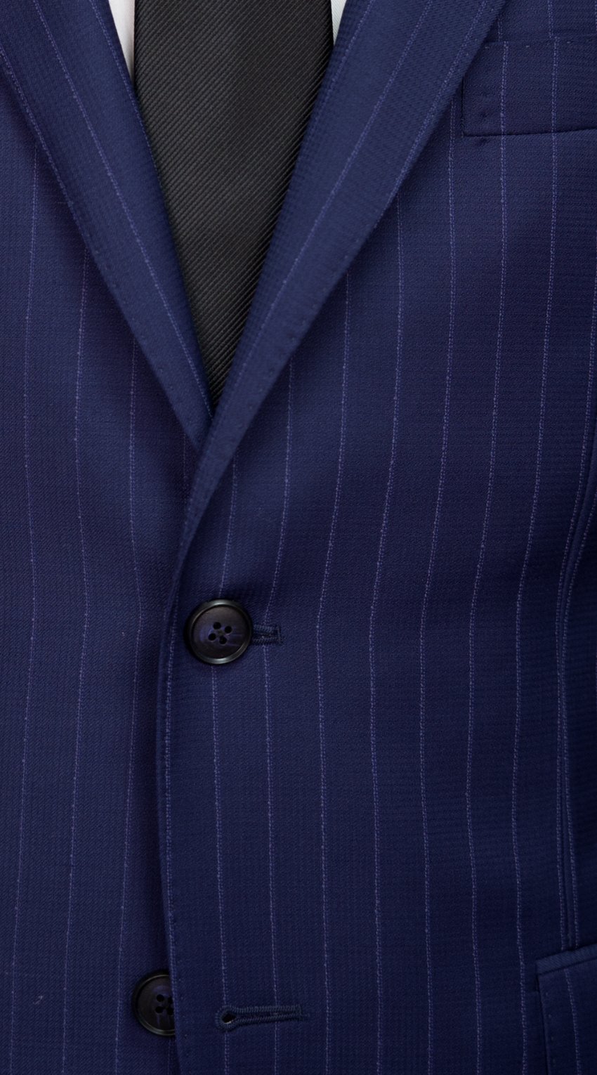 Cobalt Blue Pinstripe Suit
