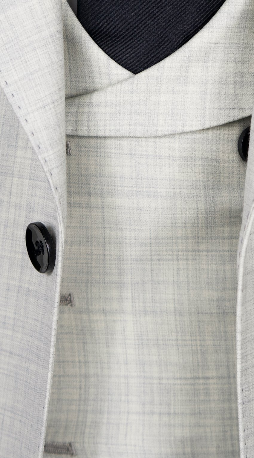 Cream White Wool Suit