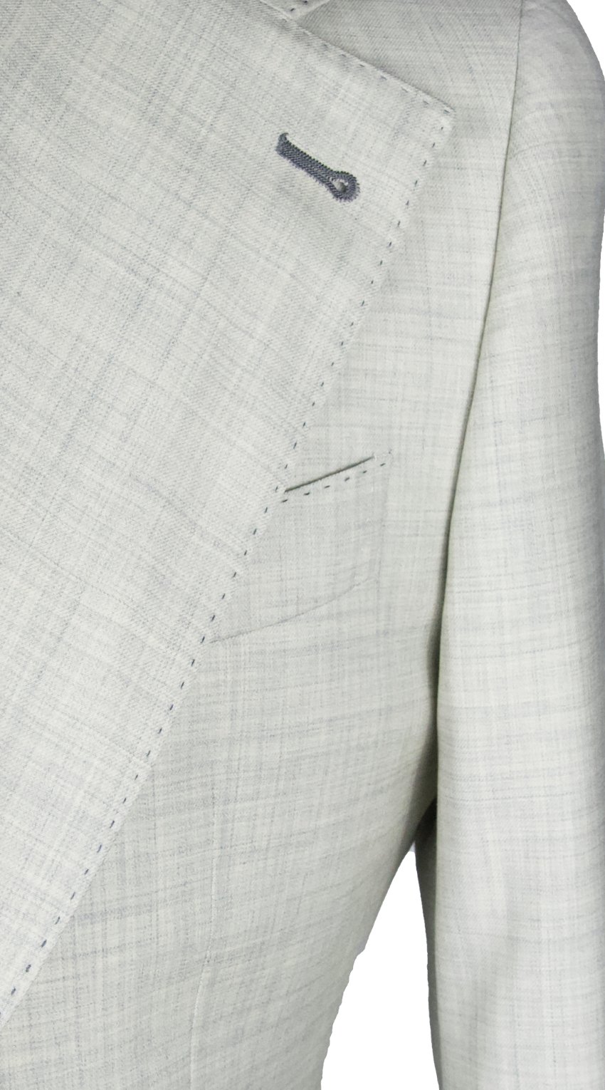 Cream White Wool Suit