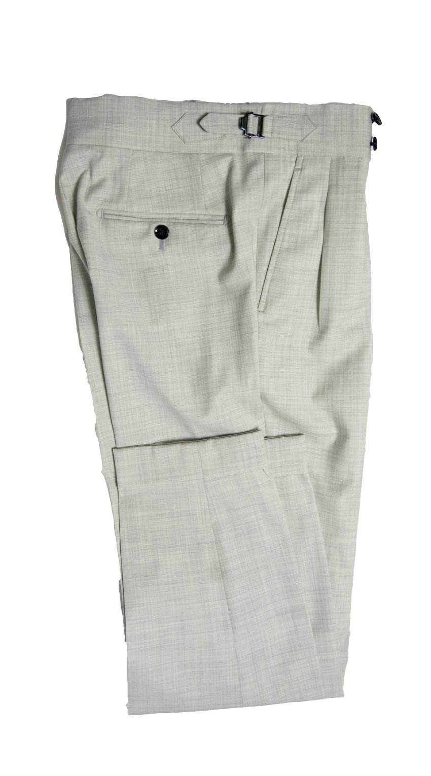Cream White Wool Suit