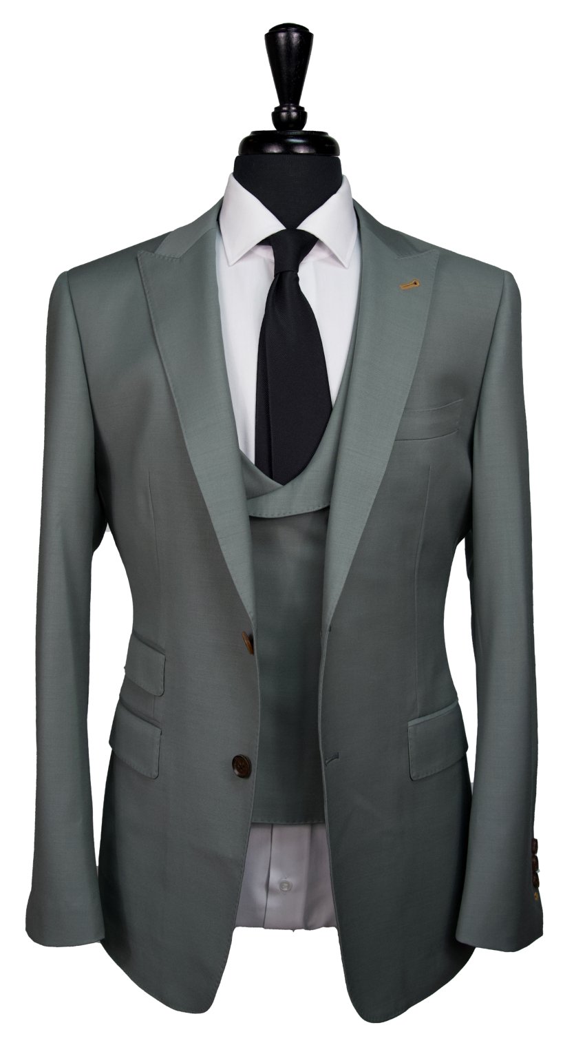 Sea Green Wool Suit