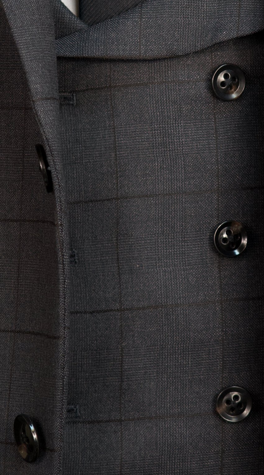 Charcoal Prince of Wales Check Suit