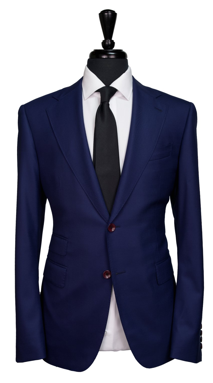 Navy Blue Merino Wool Suit