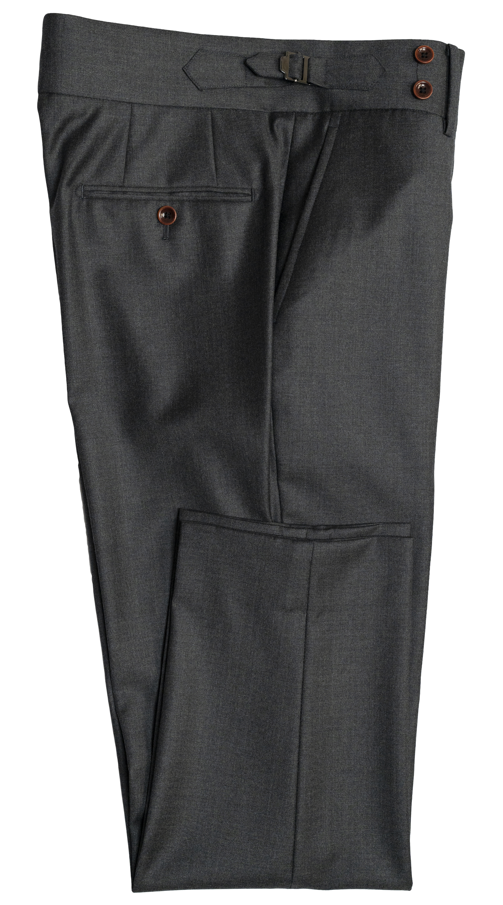 Monogram Charcoal Wool Suit